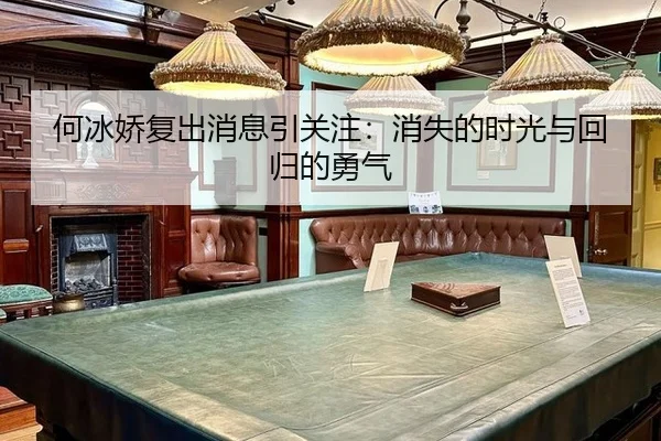 何冰娇复出消息引关注：消失的时光与回归的勇气（aitiyu）